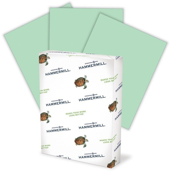 Hammermill Hammermill Colored Paper, 20lb Green Copy Paper, 8.5x11, 1 Ream, 500 Sheets HAM103366